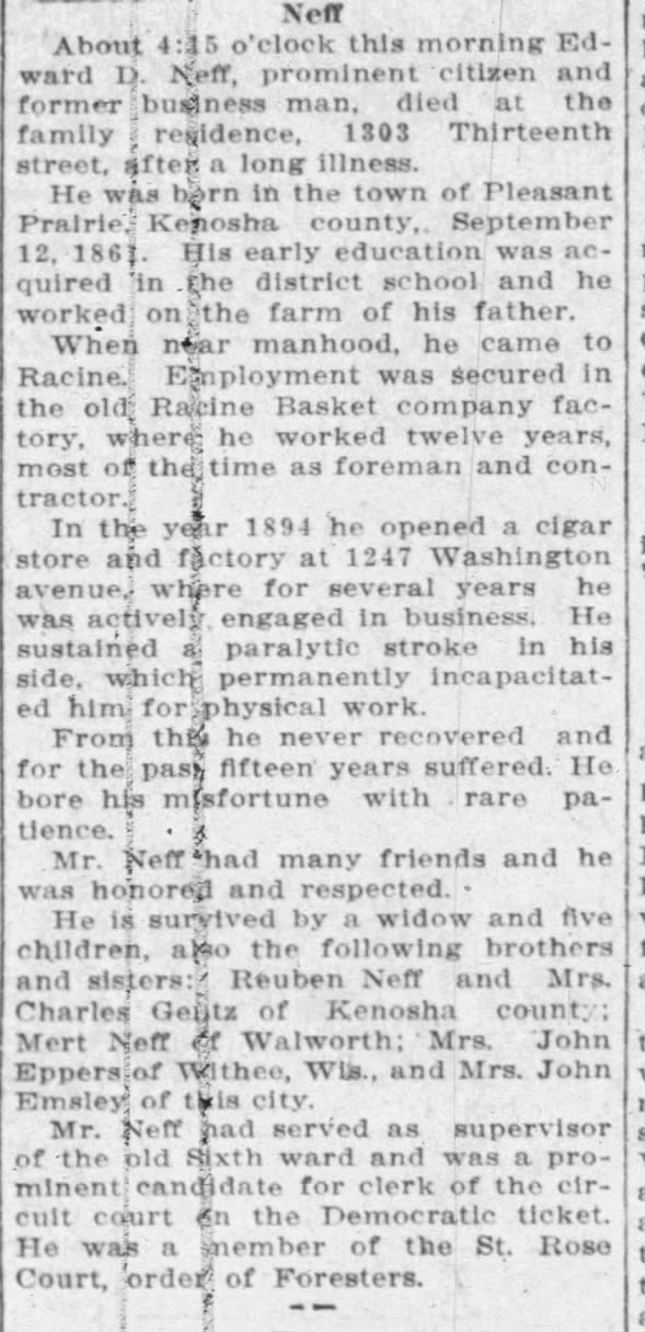 Clipping from The Journal Times